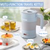 HYTRIC Travel Electric Kettle, 700ML Foldable Small Electric Kettle BPA-Free,