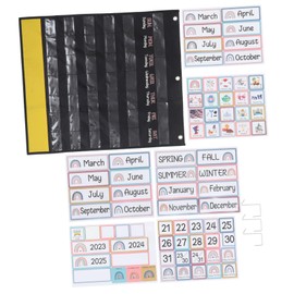 Operitacx 1 Satz Diagramm Wecker für Jungs kalender lernen lernkalender für Vorschulkalender für das Klassenzimmer Wochenkalender zum Aufhängen an der Wand Segeltuch