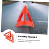 GLEAVI 3pcs Vehicle Roadside Safety Kit Reflective Warning Triangles Emergency