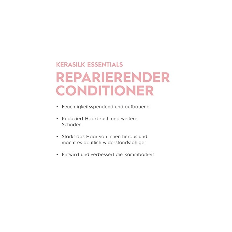 Kerasilk Essential Repairing Conditioner for Stressed and Damaged Hair, 750