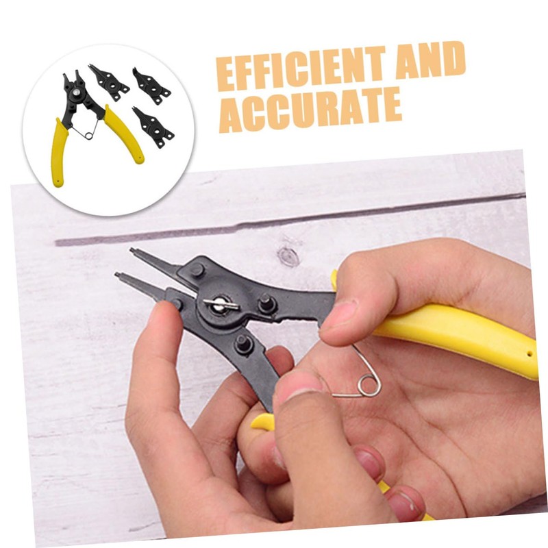 COHEALI 1 Set Heavy Duty Circlip Pliers Precision Spring Loaded