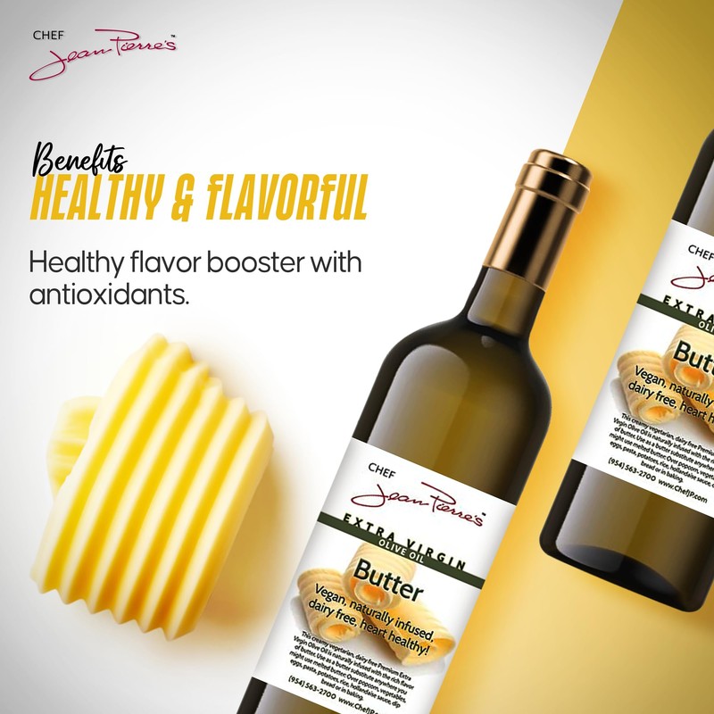 Chef Jean Pierre's Butter Olive Oil - Naturally Infused, 750ml