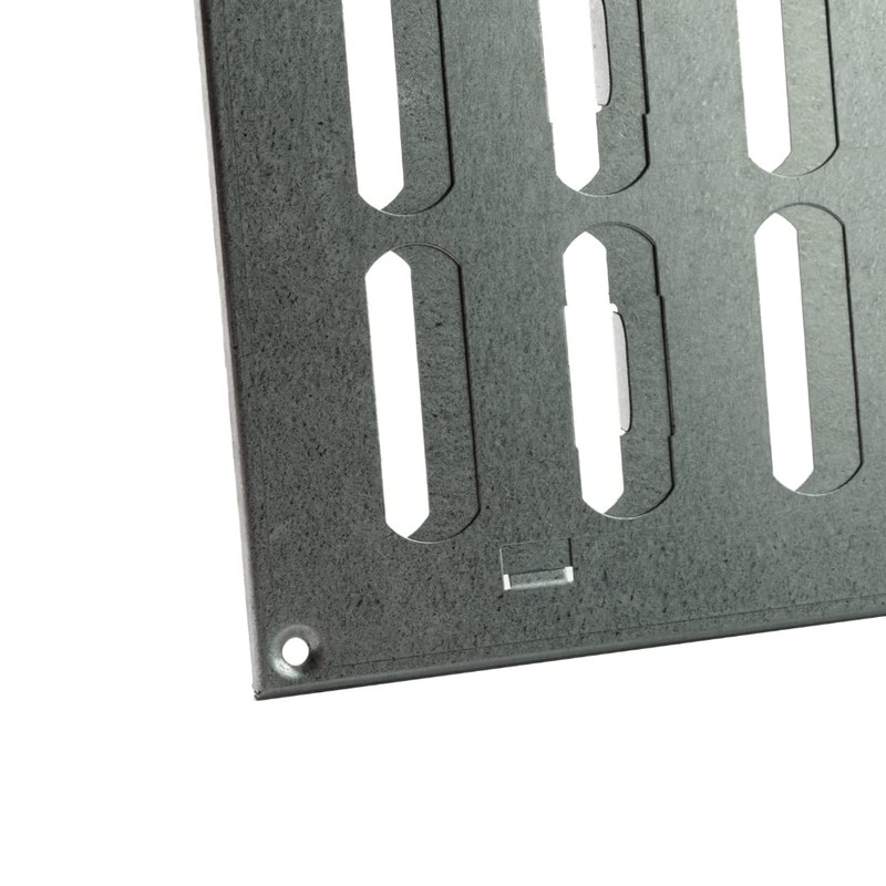 200x150 mm (8x6") Sliding Grille Made of Sheet Steel, galvanised