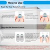 3 Pack 433.92MHz Universal Garage Door Remote Control Compatible with