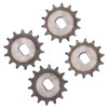 4Pcs 428 14T Chain Sprocket 12x17mm H Hole Steel Electric
