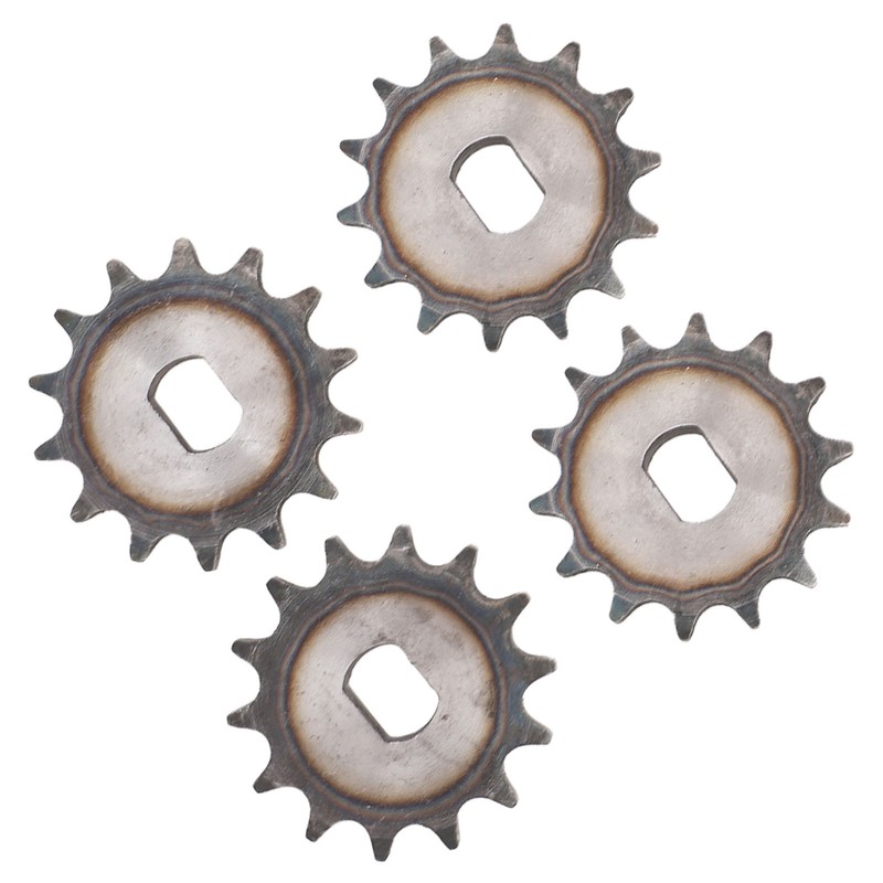 4Pcs 428 14T Chain Sprocket 12x17mm H Hole Steel Electric