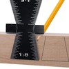Swallow Tail Dovetail Marker Hand Cut Wood Joints Gauge Dovetail