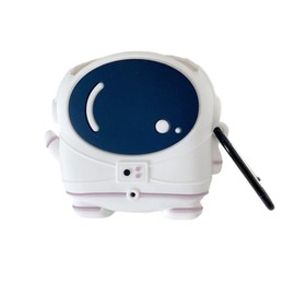 Cute Case Compatible with SHOKZ OpenFit 2 (2025) Open-Ear with Keychain, Soft Silicone Anime Cartoon Astronaut Protective Cover for OpenFit 2 for Man Woman