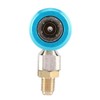 Quick Connector R134 A/C Air Conditioning Coupling Adapter + Valve