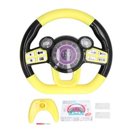 Children Kids Driving Simulation Steering Wheel Early Childhood Educational ToysYellow
