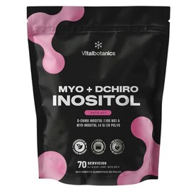 VITAL BOTANICS | Myo-inositol Y D-Chiro Inositol 40:1 En Polvo | 70 Porciones | Suplemento Alimenticio Sin Aditivos | Equilibrio Hormonal