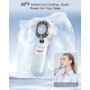 ELORTI Portable Fan, Mini Fan, Personal Fan with Turbo &