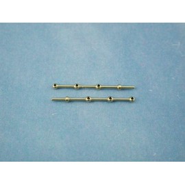 RACTIVE 3 Hole Stanchion, Brass 20mm (Pk10) (RMA66320)