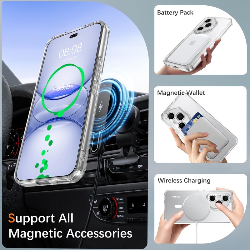 BENTOBEN Magnetic Case for Honor 400 Pro 5G [Compatible with