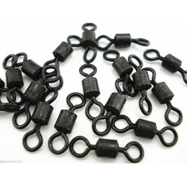 Torchwood Fishing Tackle UK 50 x size 8 Carp Fishing Swivels fishing Terminal Tackle (50)