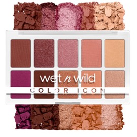 Wet n Wild Color Icon Paleta de Sombras 10 Tonos Heart  Sol  Acabado Mate y Satinado de Larga Duración, Alta Pigmentación, Fórmula Vegana y Cruelty...
