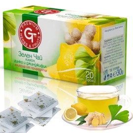 Premium GT Herbs and Fruit - Green tea with lemon, gingko and ginger