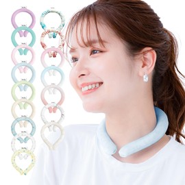 Fkstyle Cool Ring Neck Cooler, Strongest Neck Cooler, Ice Neck Cooler, Heat Prevention, Cooling Sensation, Heat Stroke Prevention, 42°F (18°C)