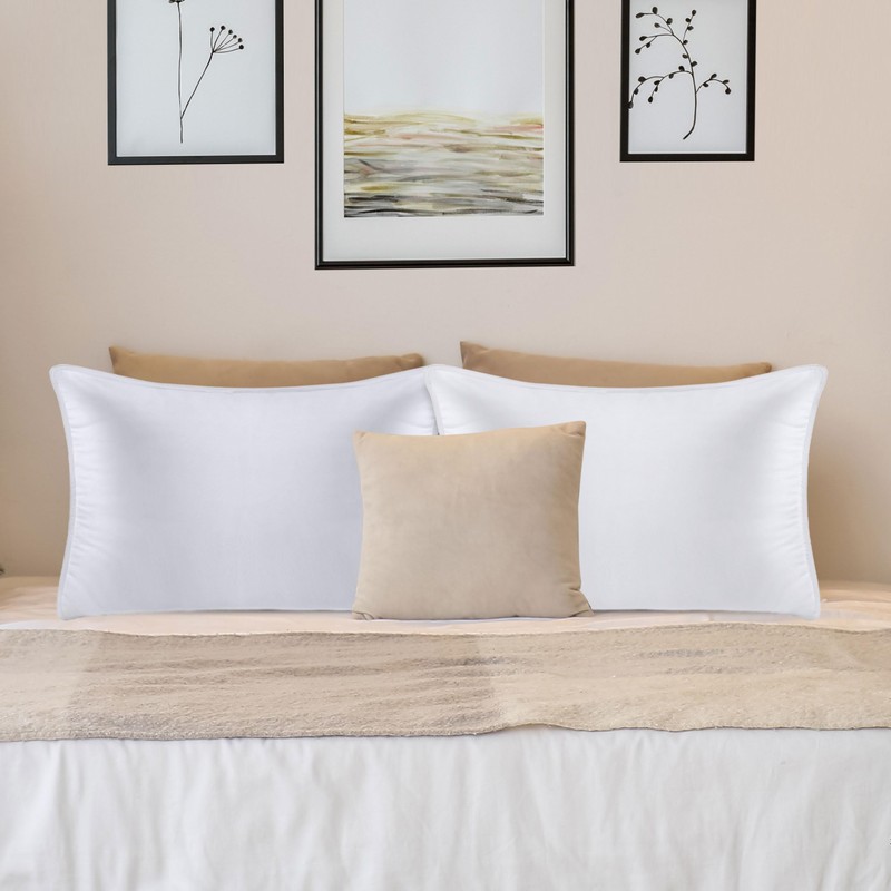 Utopia Bedding Bed Pillows for Sleeping (White), Queen Size, Set