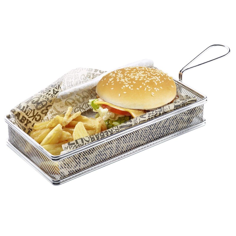 Westmark Serving Basket/Chip Basket, Filling Volume: 21.5 x 9.5 x