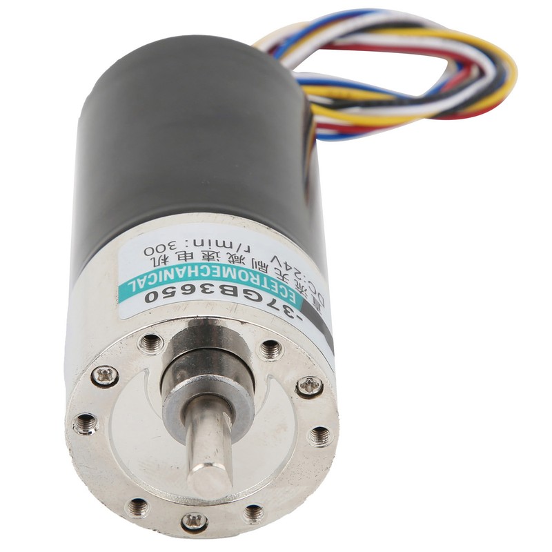 Brushless Motor Mini Speed Reducer with Bracket DC24V for CNC