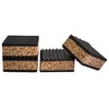 4 Pack Sound Isolation Pads, Cork Pads,2” x 2” x