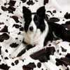 Cozy Bliss Cow Print Throw Blanket for Bed - Fuzzy