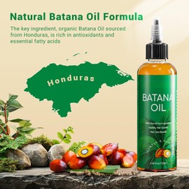 Vrpshe Organic Batana Oil for Hair Growth - Natural Honduran Batana Oil, Deep Hydration, Nourishes Scalp, Promotes Healthy Hair Growth & Thickness, Includes Wax Stick for Styling (Set)