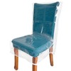 Drihara 2 Pack Plastic Dining Chair Covers (2)