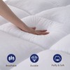 Mattress Topper Queen, Cooling Plush Bed Thick Pillow Top Pad,