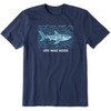 Life is Good. Men's Life was Good Shark Short Sleeve