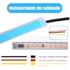 VAKRNY 60cm Par Tira Led Drl Flexible Direccional Secuencial Auto