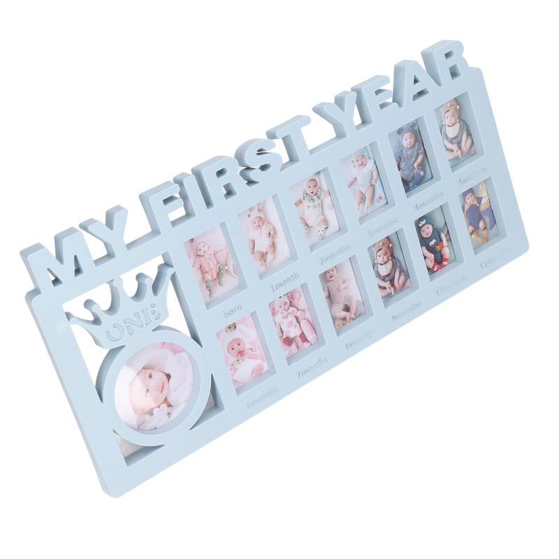 Newborn Photo Frame Durable Polished 12 Small Picture Frames Record