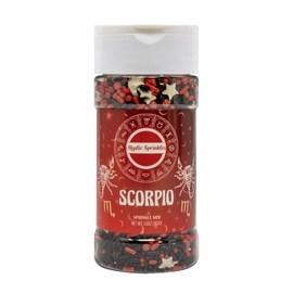Mystic Sprinkles The Zodiac Collection; Zodiac Themed Sprinkle Mixes (Scorpio Sprinkle Mix 3.6oz)
