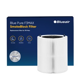 BLUEAIR Blue Pure 311i Max SmokeBlock Genuine Replacement Filter, Extra Carbon Captures 99.99% of Wildfire Smoke, fits Blue Pure 311i Max Air Purifier