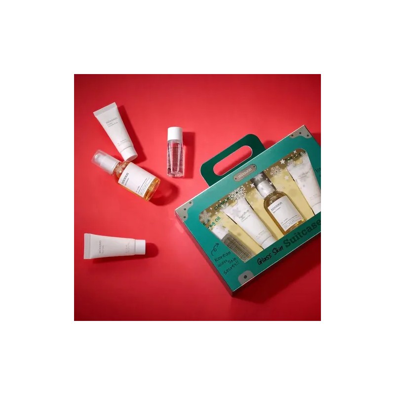 Mixsoon Glass Skin Suitcase Kit Coreano 4 Piezas