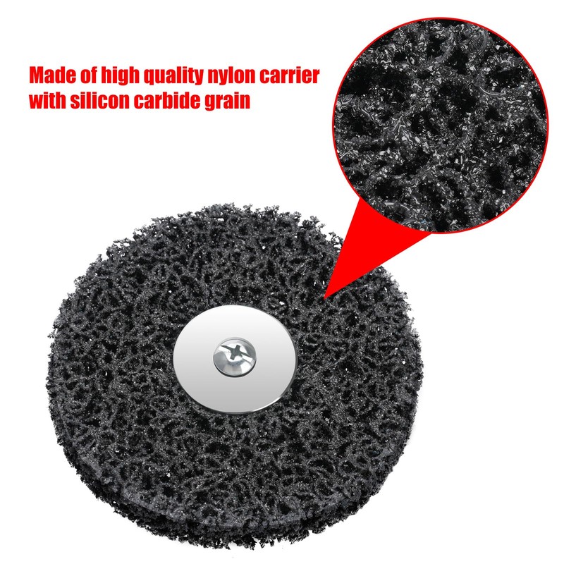 profiwoab Pack of 5 100 mm Nylon Fabric Disc, Coarse