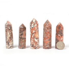 Large Spiderweb Agate Gemstone Crystal Pointed Hexagonal Tower Reiki Chakra Faceted Prism Wand Stone Home Decor