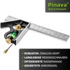 PINAVA® Combination Angle 150 mm [Opposite Scale & Precise Angle]