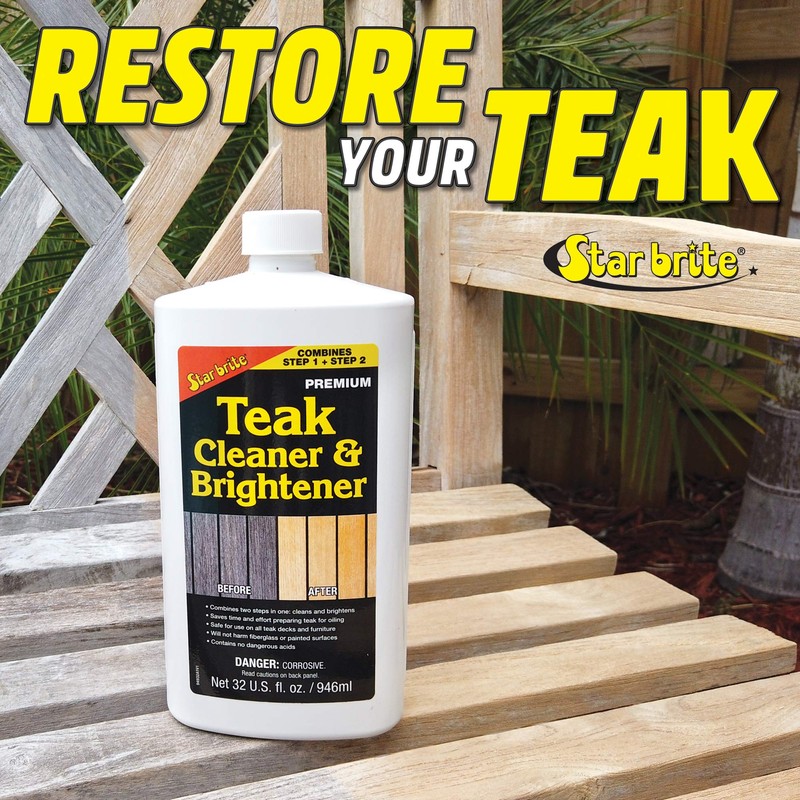 STAR BRITE One Step Teak Cleaner & Brightener - 32