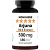 MONOHERB Arjuna Extract 500 mg - 180 Capsules