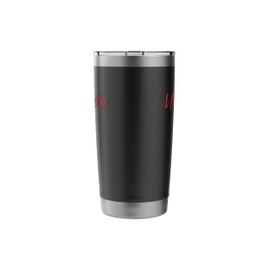 French Mon Che'ri or My Dear with a Line Drawing of Cherries Stainless Steel Insulated Tumbler