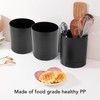 Countertop Utensil Holder, 360 Degree Rotating Chopstick Holder with Compartment