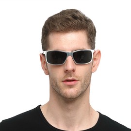 Soxick Men's Polarized Sunglasses UV400 Retro Unbreakable Metal Driving Sunglasses