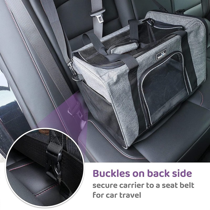 Wakytu Pet Carrier for Medium Large Cats and Dogs, Dog