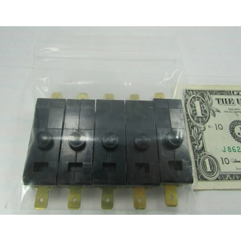 Cherry Lot 5 Cherry E13 15A Normally Open Pushbutton Switches
