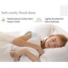 Softest Cotton Rich Fitted Sheet Super King Size, Lightweight 180