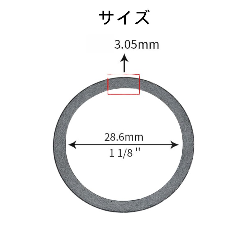 Headset Spacer 28.6mm Low Spacer 2mm/3mm/5mm/10mm Set of 12 Column