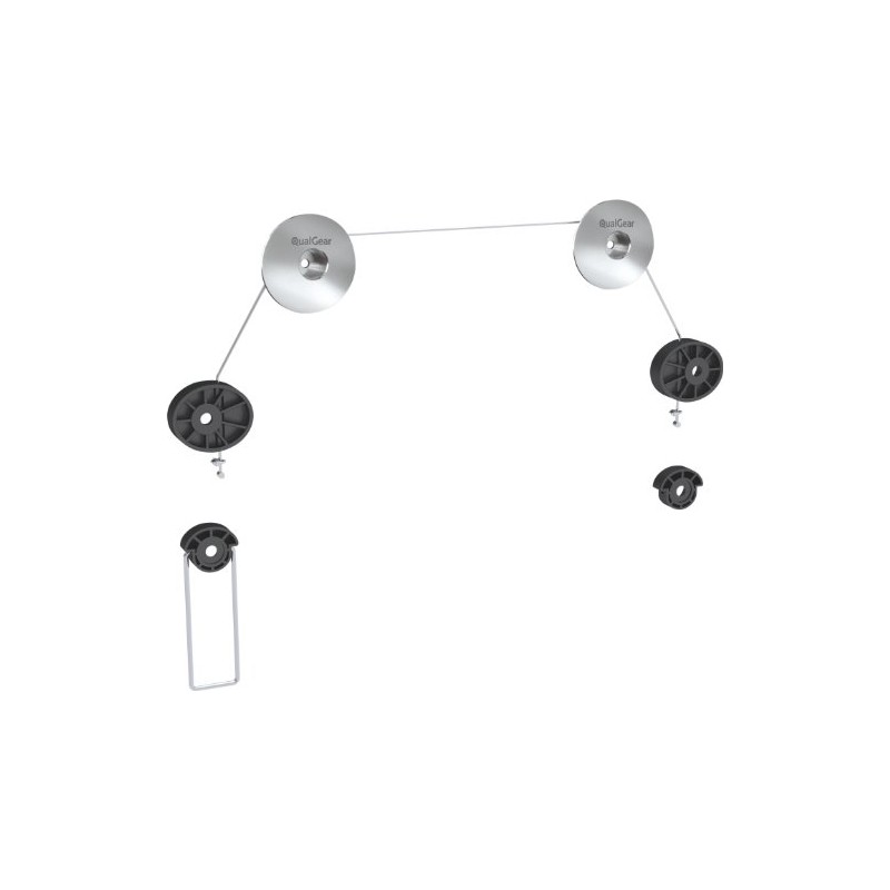 QualGear QG-TM-001 Picture Hanging Style Ultra Low Profile TV Wall
