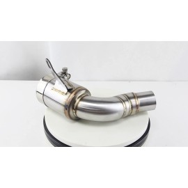 Unbranded Modified System Exhaust Mid Link Pipe for DUKE RC390 390 250 Adventure 2021-2024